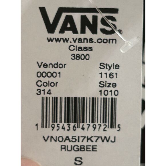 Vans Women’s Size S Short Sleeve Baby T Shirt Rugbee Striped Logo Size S - Picture 6 of 7